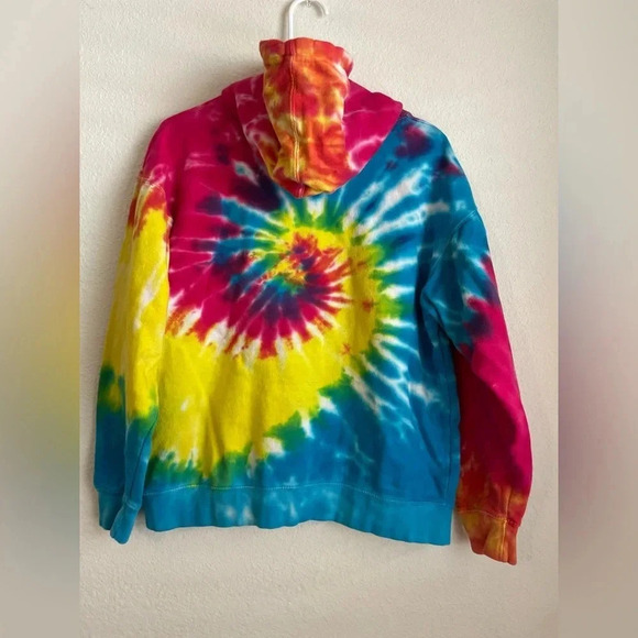 Huntington Beach California tie dye pullover hoodie size Large - Picture 4 of 5